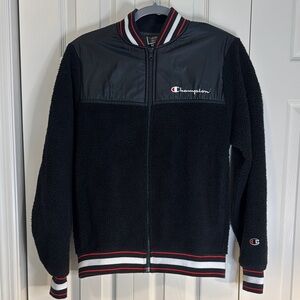 Champion Black Fleece Jacket S